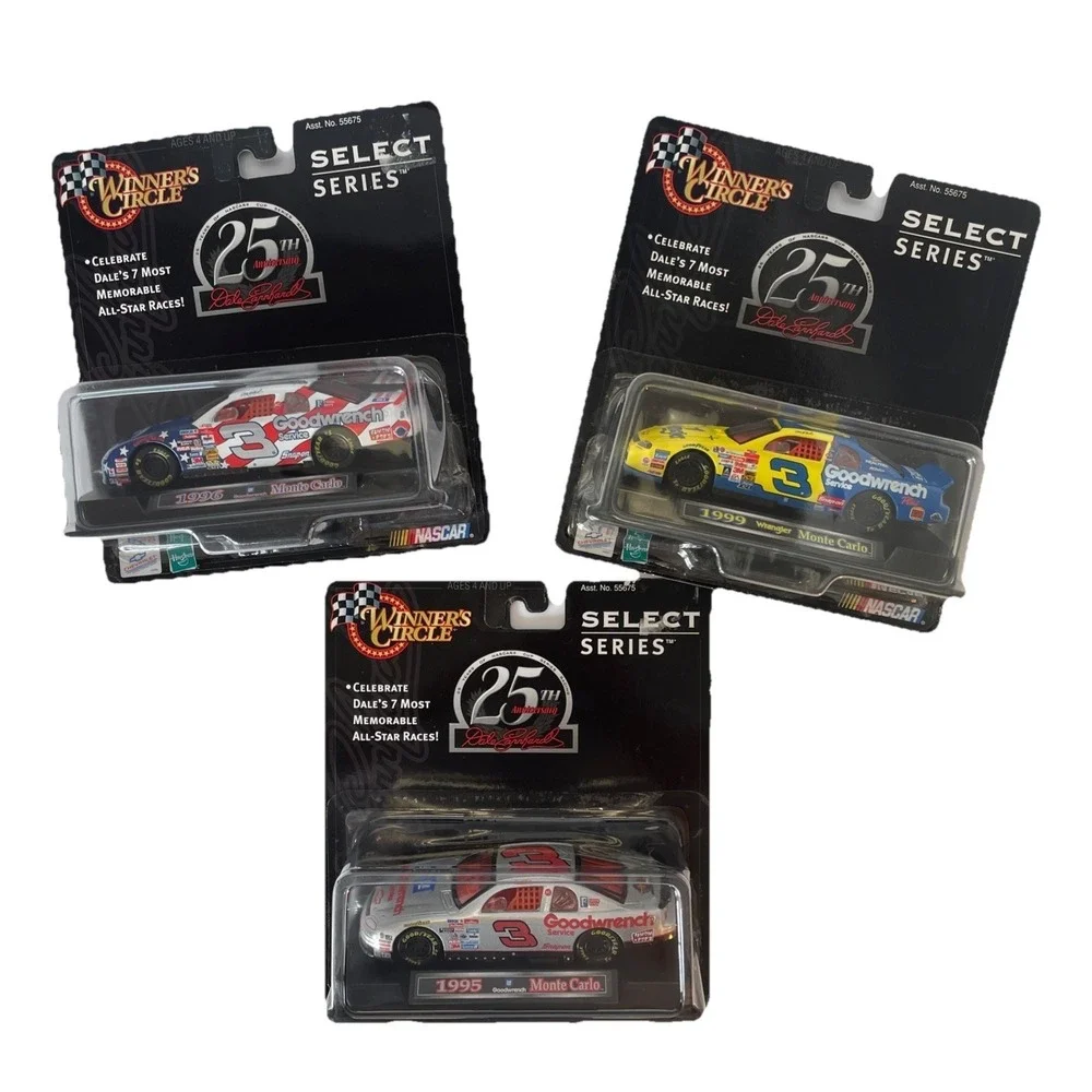 Dale Earnhardt‎ Winner's Circle 25th Anniversary 1/43 Diecast Lot 1995 1996 1999